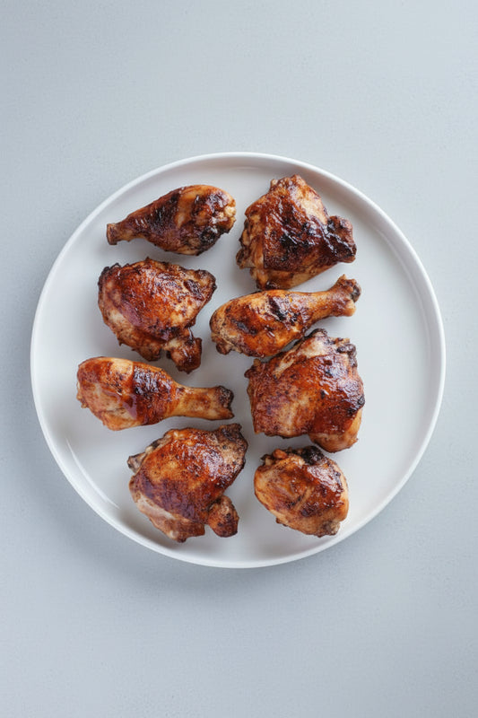 Roasted BBQ Chicken on the bone