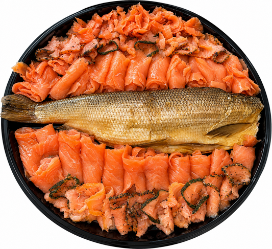 16" Smoked fish platter