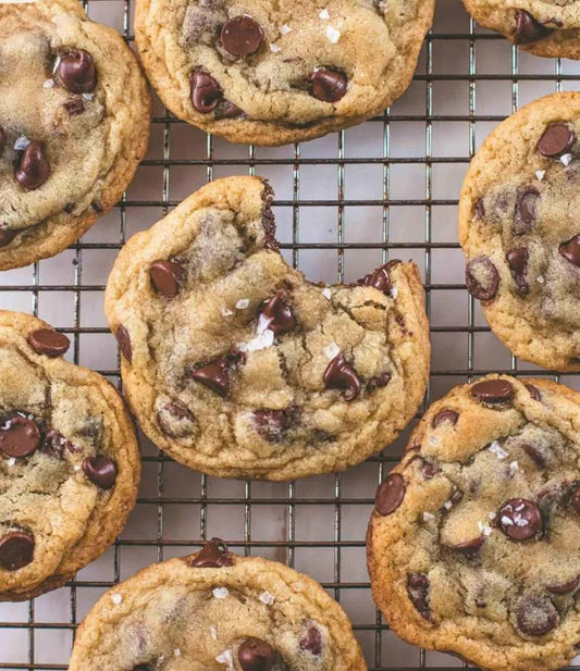 Salted Chocolate Chip Cookies