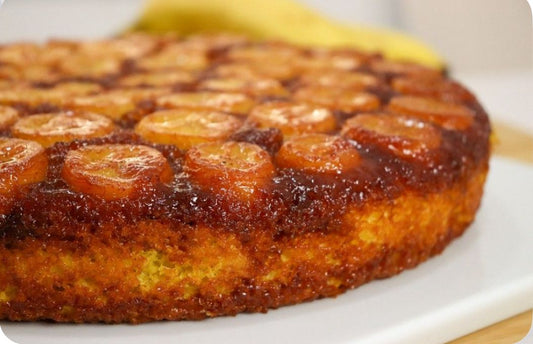 Caramelized Banana Cake